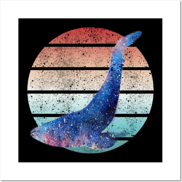 Whales drawing t-shirts Wall Art by Manafff